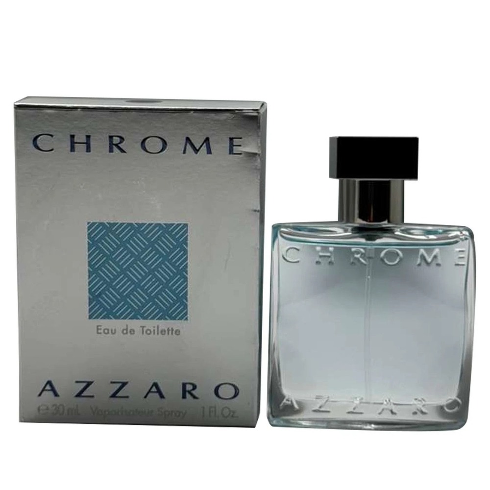 *Chrome By Azzaro Eau De Toilette Spray 30ml/1fl.oz. New Sealed